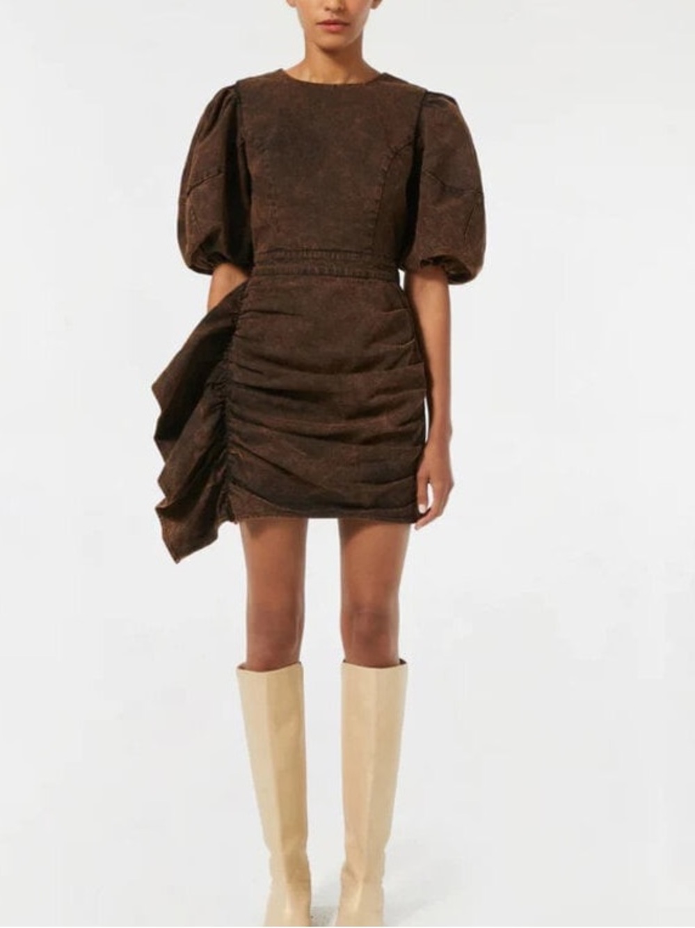 Rhode Pia Dress Mocha DressIn Size 10 NWT